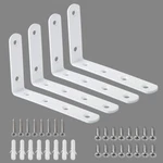 Alise Floating Shelf Brackets,white For Shelves Heavy Duty Wall. Fixed Price $19.07.