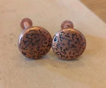 Vtg Mckinney Usa Forged Iron 7/8" Olde Copper Knobs #12740 1/2 Rare Nos Lot Of. Fixed Price $41.82.