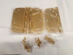 Set Of Miseno Hinges HDH3503CB Champagne Brass 5/8" Radius, X 3.5" New. Fixed Price $20.15.