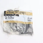 Everbilt 3-1/2 In. Black Spring Gate Tee Hinge. Fixed Price $8.08.