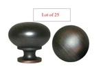 25 Oil Rubbed Bronze Round Kitchen Cabinet Drawer Knob Free Shipping. Fixed Price $36.00.