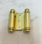 Lawrence Hager Bright Brass Finish 3" Double Acting Door Close Spring Hinge. Fixed Price $24.48.