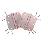 National Hardware N336-909 Bronze Antique Steel 3-1/2" Round Corner Hinges 2PCS. Fixed Price $17.09.