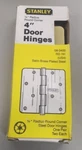 Stanley 4" Door Hinges 08-3400 Satin Brass Plated One Pair 352I. Fixed Price $12.99.