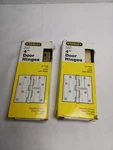 Pc Stanley Hardware 4" Square Corners Satin Brass Door Hinges 08-3100 741 Usa. Fixed Price $14.99.