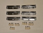 Nos Vtg Amerock Deco Sash Lift E7220-26 Polished Chrome Plated, Lot Of Cabinet. Fixed Price $15.00.