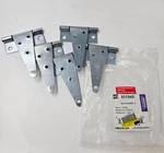 (qty 5) Hillman 851945 Essential Hardware 5" Zinc Plated Heavy T-hinge. Fixed Price $31.36.