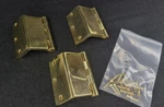 Pbb SCPB81 3-1/2" X Offset Swing Clear Door Hinge, Bright Brass (3-PACK). Fixed Price $38.00.