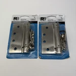 Lot Of Reliabilt 4-IN Square Satin Nickel Spring Interior Door Hinge 3662652. Fixed Price $39.95.