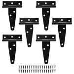Murtenze 3 Inch Black T-strap Shed Hinges, Heavy 6PACK,. Fixed Price $11.94.