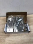 Emtek 91014US14 4"X4" Square Mortise Hinge Pair - Polished Nickel. Fixed Price $13.82.