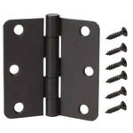 12PK Everbit 3-1/2 In. 1/4" Radius Corners Oil Rubbed Bronze Door Hinges 19102. Fixed Price $28.00.
