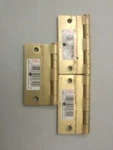 Stanley 741 3-1/2" X Square Corner Residential Satin Brass Hinge Qty. Fixed Price $6.00.