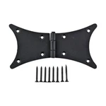 Black Wrought Iron Butterfly Hinge 3" X 5.5" Rust Resistant Flush Mount. Fixed Price $14.99.