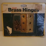 Brainerd Solid Brass Polished Butt Hinges 2" 2-PACK With Screws. Fixed Price $18.98.