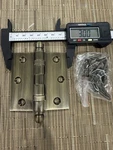 Solid Brass Door Hinge Ball Bearing 3" With Head (antique Bronze) X1. Fixed Price $18.00.