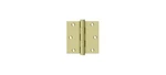 Deltana DSB353-UNL 3-1/2" X Square Hinge Unlacquered Brass Pair. Fixed Price $45.83.