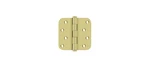 4" X 5/8" Radius Hinge Zig-zag Unlacquered Brass Pair. Fixed Price $46.95.