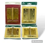 Lot Of 4 Brainerd 3-1/2 88MM Solid Brass Door Hinge Nickel 33000 31562 Vintage. Fixed Price $28.99.