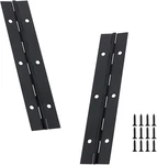 2PCS Black 6-INCH Heavy Duty Piano HINGE,2" Open Width Stainless Steel Continuou. Fixed Price $12.85.