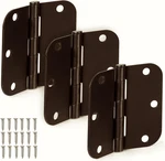 18 Pack Oil Rubbed Bronze Door Hinges - 3.5 X Inch Interior Anti. Fixed Price $41.99.