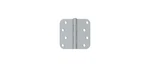 4" X 5/8" Radius Hinge, Ball Bearings Brushed Chrome Pair. Fixed Price $14.48.