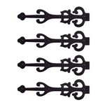 Black Dummy Strap Door Hinge Wrought Iron Decorative Pack Of 4 Renovators Supply. Fixed Price $102.99.