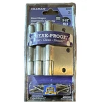 Hillman Squeak-proof Satin Nickel 3-1/2IN Square Door Hinges Pack W/ Fasteners. Fixed Price $12.49.