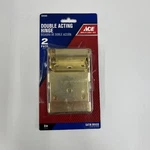 Ace Double Acting Hinge Self Closing 3 Satin Brass 2 Pack. Fixed Price $14.75.
