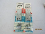 Vintage Hager Utility Hinges 3" CD-1840Z Pair Each 2 Packages Nos Usa. Fixed Price $6.99.