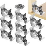 Ydajiuri Folding Brackets 8 Pack, Heavy-duty Self-locking Hinges With Screws,. Fixed Price $23.99.