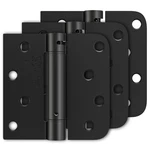 Luxbaro 3 Self Closing Door Hinges 4" Pack, Matte BLACK-SQUARE&5/8''. Fixed Price $49.65.