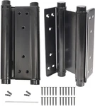 8" Heavy Duty Black Double Action Spring Hinges For Swinging Doors, 201 Ss. Fixed Price $97.99.