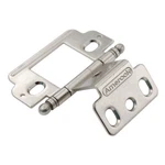 Amerock Full Inset Partial Wrap Cabinet Hinge Sterling Nickel PK3180TBG9. Fixed Price $7.22.