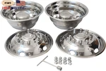 10 Lugs Hand Holes Polished Stainless Steel Wheel Simulator Full Kits 19.5INCH. Fixed Price $353.45.