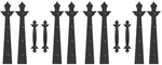 2 Car Magnetic Garage Door Decorative Hardware, No Drill Removable Metal Gara.... Fixed Price $52.88.