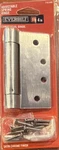 Everbilt 4 Commercial Grade Adjustable Spring Hinge Satin Chrome. Fixed Price $12.00.