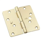 National Hardware 4 In. Satin Brass Door Hinge 3 Pk. Fixed Price $16.99.
