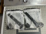 2-PACK Lot National Hardware N109-006 Black Steel Spear Heavy Duty T-hinge 10". Fixed Price $37.50.