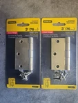 Stanley Square Corner 3" Door Hinge (69-0260). Fixed Price $9.09.