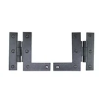 Left And Right Hl Offset Cabinet Hinge Pair Wrought Iron Renovators Supply. Fixed Price $22.99.