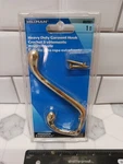 Hillman Heavy Duty Garment Hook 852087 Brass Finish Clothes/bathroom/closet 1PC. Fixed Price $10.89.
