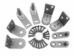 Cafe Door Hinges By M Double Acting Satin Nickel Gravity Pivot. Fixed Price $58.63.