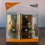 4 Removable Pin Hinge V512 N190-108 National Hardware Nos. Fixed Price $6.99.