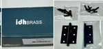 Idh 82015-019 Professional Quality Solid Brass 1-1/2" X Cabinet Hinges (pair). Fixed Price $34.95.