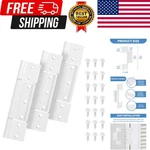 Banlin 3PACK Storm Door Hinge White Aluminum 18 Inch Grooved Center Screen. Fixed Price $18.84.