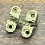 Nos Soss Invisible Hinge, Model 100, 3/8" X 1", Brass Plated. Fixed Price $11.95.