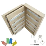 200 Hooks Wall Mount Key Beige Cabinet Storage Iron Steel Box With Ring. Fixed Price $153.22.