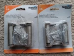 2 National Hardware N100-051 Satin Nickel Steel Double Acting Spring Hinge 3 In.. Fixed Price $14.47.