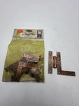 Vntg Stanley H-l Cabinet V858-3" Hammered Copper New Old Stock Two Hinges. Fixed Price $5.69.